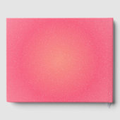 Elegant Roze Verlopend Gastenboek (Achterkant)