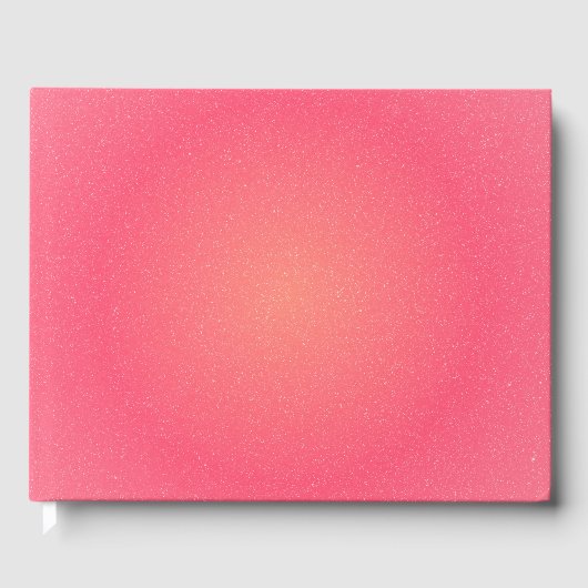 Elegant Roze Verlopend Gastenboek (Voorkant)