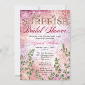 Elegant  roze verrassend Vrijgezellenfeest Kaart (Voorkant)