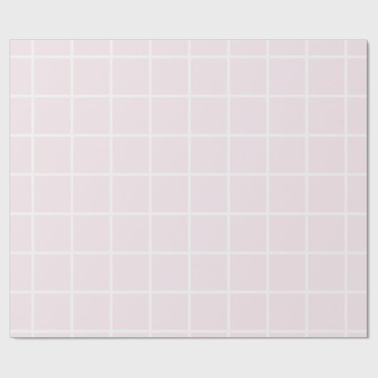 Elegant roze vierkant inpakpapier (Vlak)