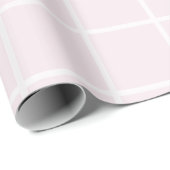 Elegant roze vierkant inpakpapier (Rol Hoek)