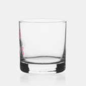 Elegant Roze Vijftig en fantastisch Whisky Glas (Links)
