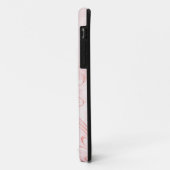 Elegant roze Vintage Case-Mate iPhone Case (Achterkant/links)