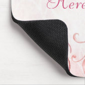 Elegant roze Vintage Muismat (Hoek)