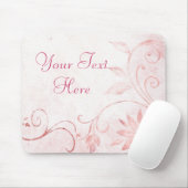 Elegant roze Vintage Muismat (Met muis)
