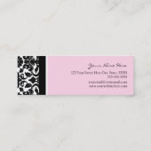 Elegant roze Visitekaartjes (Achterkant)