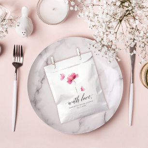 Elegant roze Vrijgezellenfeest Bedankzakje