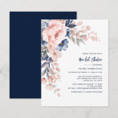 Elegant roze Vrijgezellenfeest Kaart (Voorkant / Achterkant)