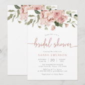 Elegant roze Vrijgezellenfeest Kaart (Voorkant / Achterkant)