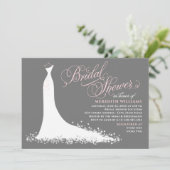 Elegant roze Vrijgezellenfeest Kaart (Staand voorkant)