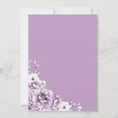 Elegant roze Vrijgezellenfeest Kaart (Achterkant)