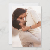 Elegant roze Vrijgezellenfeest Kaart (Achterkant)