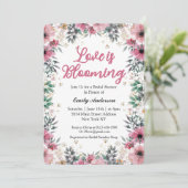 Elegant roze Vrijgezellenfeest Kaart (Staand voorkant)