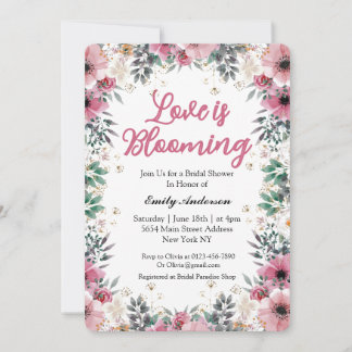 Elegant roze Vrijgezellenfeest Kaart