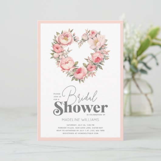 Elegant roze Vrijgezellenfeest Kaart (Staand voorkant)