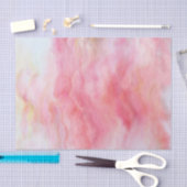 Elegant roze Waterverf Agate Patroon Tissuepapier (Craft)