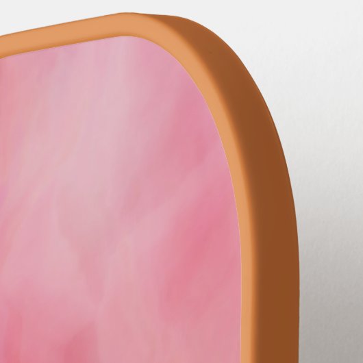 Elegant roze Waterverf Agate Pattern - Monogram Pickleball Paddle (Links Detail)