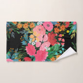 Elegant roze waterverf Floral Bouquet Design Bad Handdoek (Handdoek)