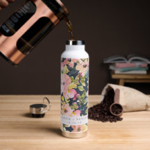 Elegant roze Waterverf Floral Custom Wedding