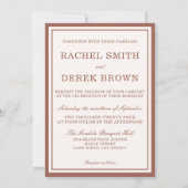 Elegant roze Waterverf Floral Monogram Weddenschap Kaart (Achterkant)