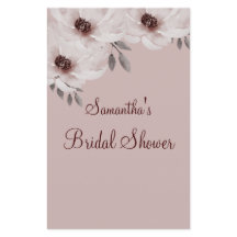 Elegant roze Waterverf Floral Vrijgezellenfeest Ga