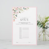 Elegant roze Waterverf Floral Vrijgezellenfeest Ga (Staand voorkant)