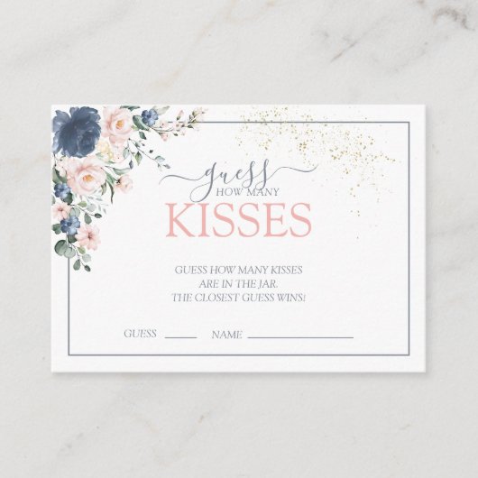 Elegant roze Waterverf Floral Vrijgezellenfeest Ga Informatiekaartje (Voorkant)