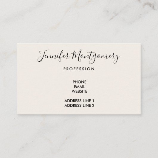 Elegant roze Waterverf Flower Bouquet Visitekaartje (Achterkant)