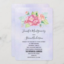 Elegant roze Waterverf Flower Bouquet Wedding