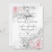 Elegant roze Waterverf Rozen Kaart (Voorkant)