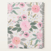 Elegant roze Waterverf schilderen Planner (Achterkant)