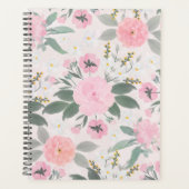 Elegant roze Waterverf schilderen Planner (Voorkant)