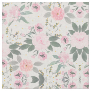 Elegant roze Waterverf schilderen Stof