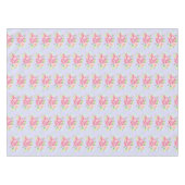 Elegant roze Waterverf ventilator Bouquet Patroon Tafelkleed (Voorkant (Horizontaal))