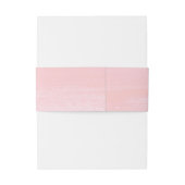 Elegant roze Waterverf wash Weddenschap Uitnodigingen Wikkel (Achterkant Voorbeeld)