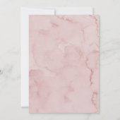 Elegant Roze Wijn Proost op Liefde Vrijgezellenfee Kaart (Achterkant)