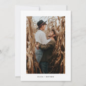 Elegant roze wijn voor bruiloftsrepetitie diner me kaart (Achterkant)