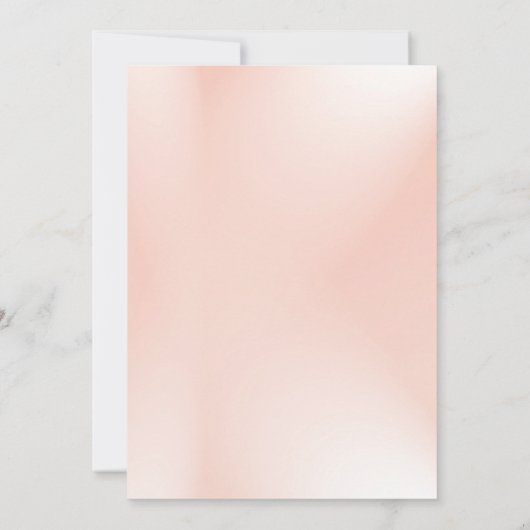 Elegant Roze Wilde Floral Vrijgezellenfeest Kaart (Achterkant)