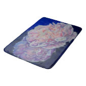Elegant roze wit blauw pastel waterverf floraal badmat (Gekanteld)