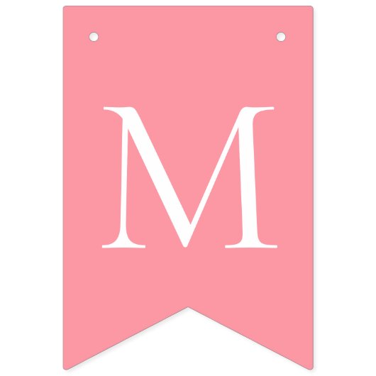 Elegant roze witte kerst vlaggetjes (Eerste vlag)