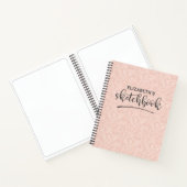 Elegant roze zakboek met naam Notitieboek (Binnen)