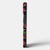 Elegant roze zwarte geleiders Butterflies Case-Mate iPhone Case (Achterkant / Links)