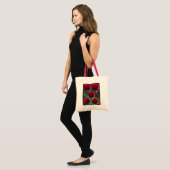 Elegant Rozen Afbeelding Canvas tas (Voorkant (model))