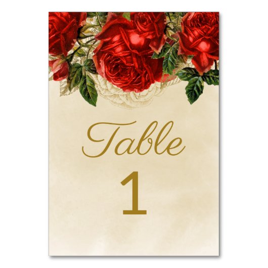 Elegant rozen Champagne Tabel 1 Kaart (Achterkant)