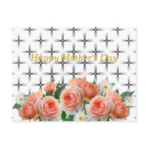 Elegant, Rozen & Daisies, geometrisch