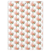 Elegant Rozen Design Modern Trendy Sjabloon Klembord (Achterkant)