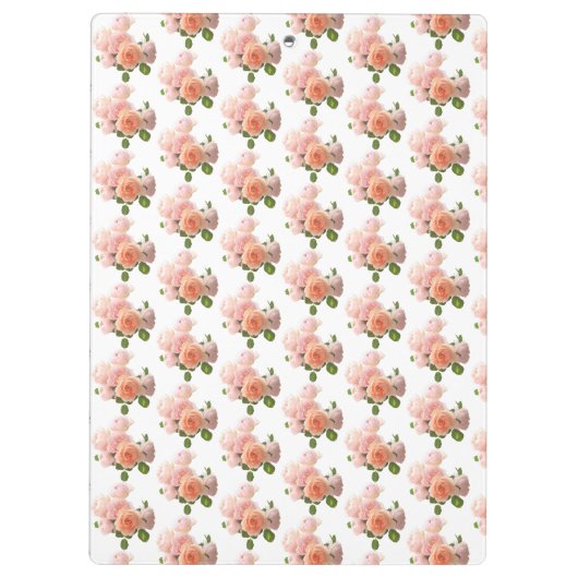 Elegant Rozen Design Modern Trendy Sjabloon Klembord (Achterkant)