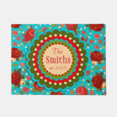 Elegant  Rozen Deurklep Deurmat (Voorkant)