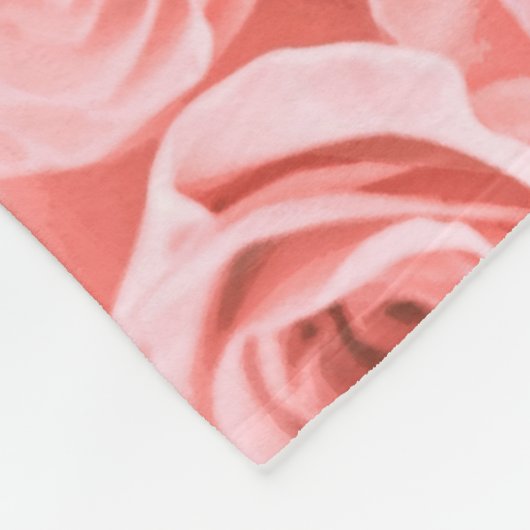 Elegant  Rozen Floral | Fleece Blanket (Hoek)