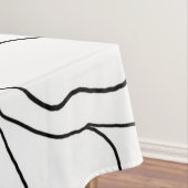 Elegant Rozen Floral Line Tekening Tafelkleed (Voorbeeld)